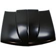 Cowl Hood, Steel, Primed, Reverse Cowl, Rear-Facing Air Scoop