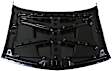 Cowl Hood, Steel, Primed, Reverse Cowl, Rear-Facing Air Scoop