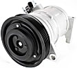 2001-2007 Dodge Caravan - A/C Compressor, With Clutch, 6-Groove Pulley