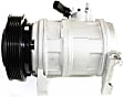2001-2007 Dodge Caravan - A/C Compressor, With Clutch, 6-Groove Pulley