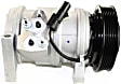 2001-2007 Dodge Caravan - A/C Compressor, With Clutch, 6-Groove Pulley