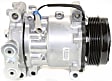 A/C Compressor, With Clutch, 6-Groove Pulley