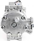 A/C Compressor, With Clutch, 6-Groove Pulley
