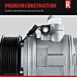 A/C Compressor, With Clutch, 6-Groove Pulley