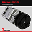 A/C Compressor, With Clutch, 6-Groove Pulley