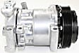 1998 Chevrolet Express 2500 - A/C Compressor, 4.33in Diameter; 6 Groove; HT6; Hoses Built to Top; PAG 46 Oil; with 2 O'Clock Coil, With Clutch, 6-Groove Pulley, 8 Cyl 6.5L