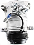 2005 Chevrolet Silverado 1500 - A/C Compressor, 6 Groove; Nipp; 10S17F, With Clutch, 6-Groove Pulley, 4.3L, 65 Series