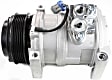 2005 Chevrolet Silverado 1500 - A/C Compressor, 6 Groove; Nipp; 10S17F, With Clutch, 6-Groove Pulley, 4.3L, 65 Series