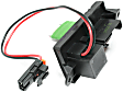 Blower Motor Resistor, with Manual A.C. Control, With center console