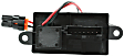 Blower Motor Resistor, with Manual A.C. Control, With center console