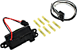 2005 Chevrolet Silverado 2500 HD - Blower Motor Resistor, With Manual A.C. Control; Without Rpo Code D07 (Custom Front Floor Console)