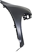 Front, Passenger Side Fender, Without Turn Signal Light Hole, CAPA CERTIFIED