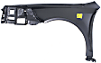 Front, Passenger Side Fender, Without Turn Signal Light Hole, CAPA CERTIFIED