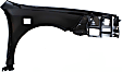 Front, Driver Side Fender, Without Turn Signal Light Hole