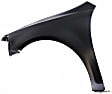 Front, Driver Side Fender, Without Turn Signal Light Hole, CAPA CERTIFIED