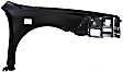 Front, Driver Side Fender, Without Turn Signal Light Hole, CAPA CERTIFIED