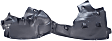  Front, Passenger Side Fender Liner, RS Model, Without Rear License Plate Frame