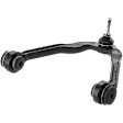 Front, Driver or Passenger Side, Upper Control Arm, Assembly, Forged Arm; With Ball Joint and Bushing