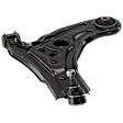 Front, Driver Side, Lower Control Arm, with Ball Joint Assembly, 4 Cyl., 1.6L Engine