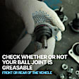 Front, Driver or Passenger Side, Lower Ball Joint