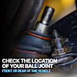 Front, Driver or Passenger Side, Lower Ball Joint