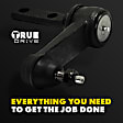 1997 GMC C1500 - Idler Arm, without Bracket, Tapered Stud Increases Stud To Bearing Contact Area By 35 Percent