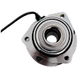 Front, Driver or Passenger Side Wheel Hub, With Bearing, With Sensor, 5 x 4.75 in. Bolt Pattern
