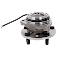 Front, Driver or Passenger Side Wheel Hub, With Bearing, With Sensor, 5 x 4.75 in. Bolt Pattern