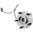 Front, Driver or Passenger Side Wheel Hub, With Bearing, With Sensor, 5 x 4.75 in. Bolt Pattern