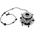 Front, Driver or Passenger Side Wheel Hub, With Bearing, With Sensor, 6 x 5 in. Bolt Pattern