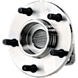 Rear, Driver or Passenger Side Wheel Hub, with Bearing