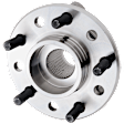 Rear, Driver or Passenger Side Wheel Hub, with Bearing