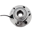 Front, Driver or Passenger Side Wheel Hub, with Bearing, 4WD/AWD, with 6 Stud Hub