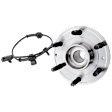 Front, Driver or Passenger Side Wheel Hub, with Bearing, 4WD/AWD, with 6 Stud Hub