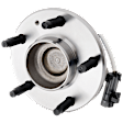 Wheel Hub, 5 Lugs, With Bearing, With Sensor