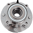 Front, Driver or Passenger Side Wheel Hub, With Bearing, With Sensor, 8 x 6.5 in. Bolt Pattern, RWD