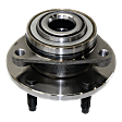 Front, Driver or Passenger Side Wheel Hub, 5 Lugs, With Bearing