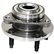 Front, Driver or Passenger Side Wheel Hub, 5 Lugs, With Bearing