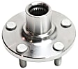 Front, Driver or Passenger Side Wheel Hub, 5 Lugs, Without Bearing