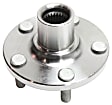 Front, Driver or Passenger Side Wheel Hub, 5 Lugs, Without Bearing