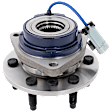 2009 Chevrolet Uplander - Front, Driver or Passenger Side Wheel Hub, FWD, 6 Lugs, With Bearing, With Sensor