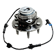 Front, Driver or Passenger Side Wheel Hub, With Bearing, With Sensor, 6 x 5.5 in. Bolt Pattern, 6 Cyl., 4.3L Engine, RWD