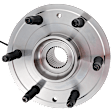 2013 Chevrolet Silverado 1500 LS - Front, Driver or Passenger Side Wheel Hub, 4WD, 6 Lugs, With Bearing, With Sensor
