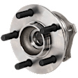 Front, Driver or Passenger Side Wheel Hub, with Bearing, AWD, with 4 Bolt Flange