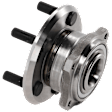 Front, Driver or Passenger Side Wheel Hub, with Bearing, AWD, with 4 Bolt Flange