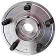 Front or Rear, Driver or Passenger Side Wheel Hub, 5 Lugs, With Bearing