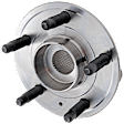 Front or Rear, Driver or Passenger Side Wheel Hub, 5 Lugs, With Bearing