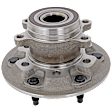 Front, Driver or Passenger Side Wheel Hub, With Bearing, Without Sensor, 6 x 5.5 in. Bolt Pattern