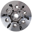 Front, Driver or Passenger Side Wheel Hub, With Bearing, Without Sensor, 6 x 5.5 in. Bolt Pattern