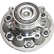 Front, Driver or Passenger Side Wheel Hub, With Bearing, Without Sensor, RWD
